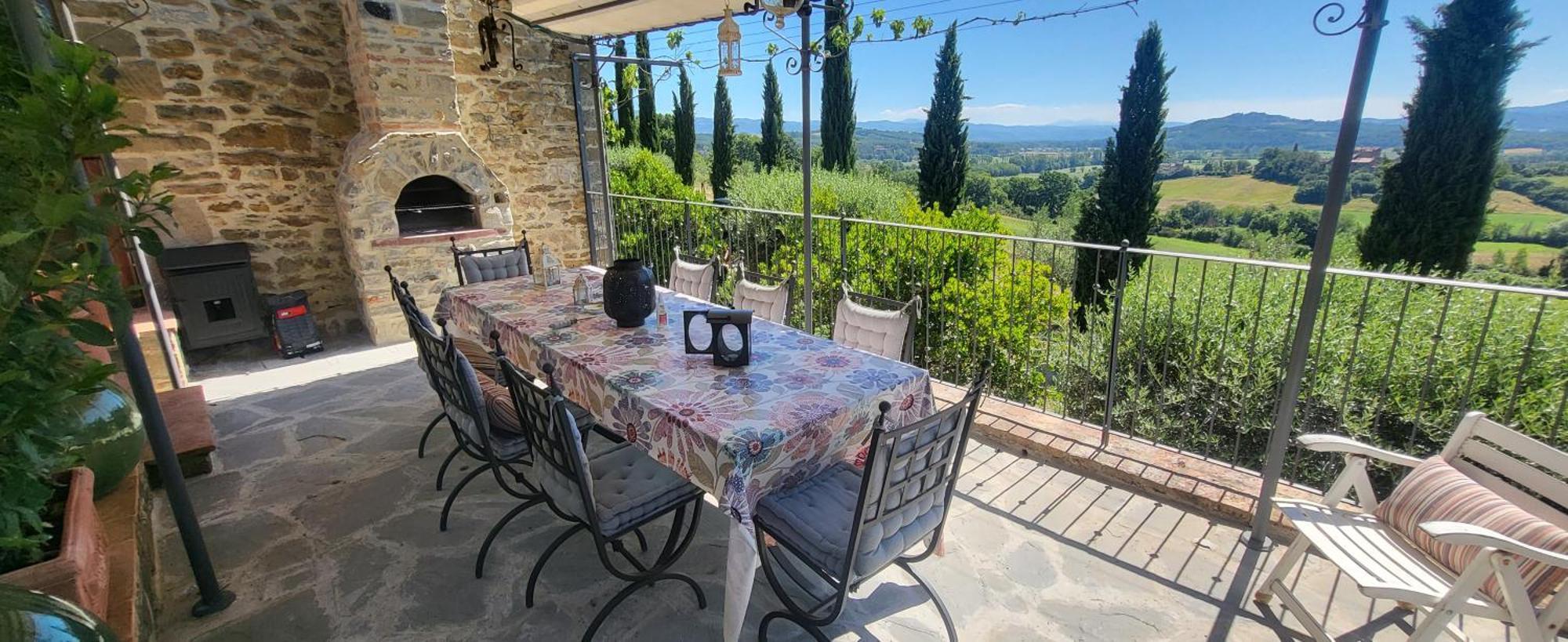 Luxury 1-Bedroom House With The Pool In Tuscany. Anghiari Dış mekan fotoğraf